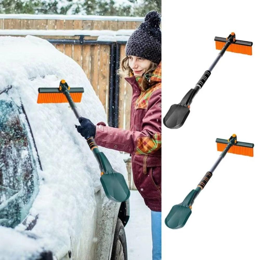 Retractable Car Scraper Extendable Ice Scraper Four-in-one Snow Brush  Cars & SUVs