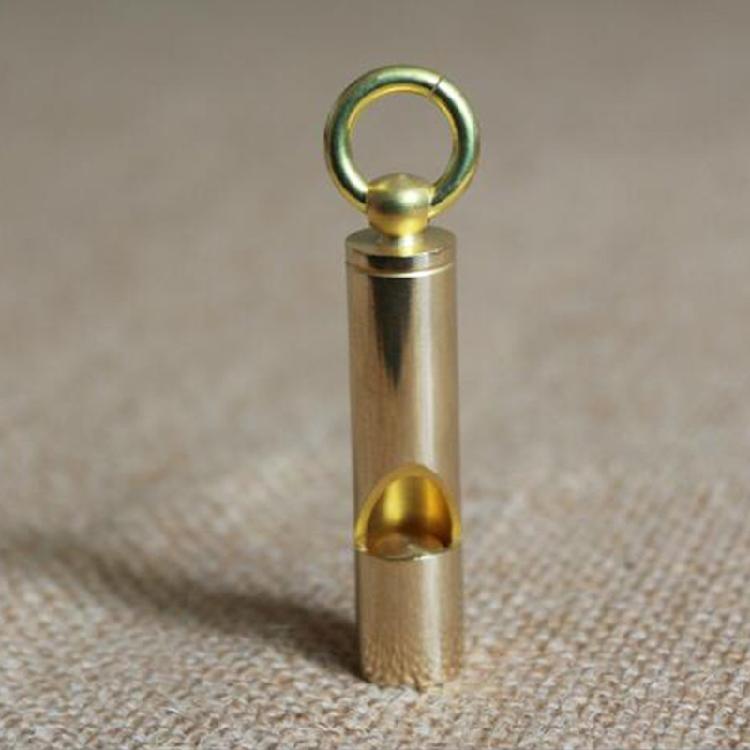 Brass Whistle Pet Bird Behavior Training Tool for Dog Pigeon Parrot Dove