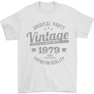 Mens Vintage 46th Anniversary 1979 100% Cotton Birthday T-Shirt