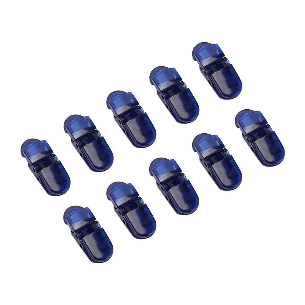 10Pcs Hearing Aid Lanyard Clip Multipurpose Transparent Hearing Aid Clip for Quick Building Dark