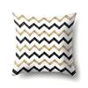 Polyester Pillow Case Decoration Home Gilt Printing Pillow Case Waist Cushion Cover Car Cushion Head Cushion Cover