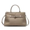 High-end genuine leather handbag for women, 2025 new spring-summer large-capacity commuter platinum bag, ladies' bag, briefcase