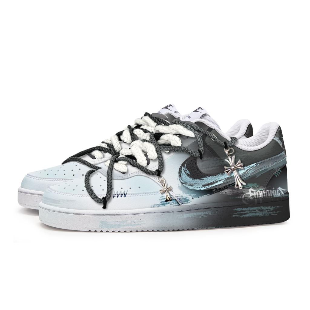 Nike Court Vision Protiskluzové Odolné proti oděru Protiskluzové Odolné proti oděru Nízké Skateboardové boty Pánské DH2987-101(Tým202-)