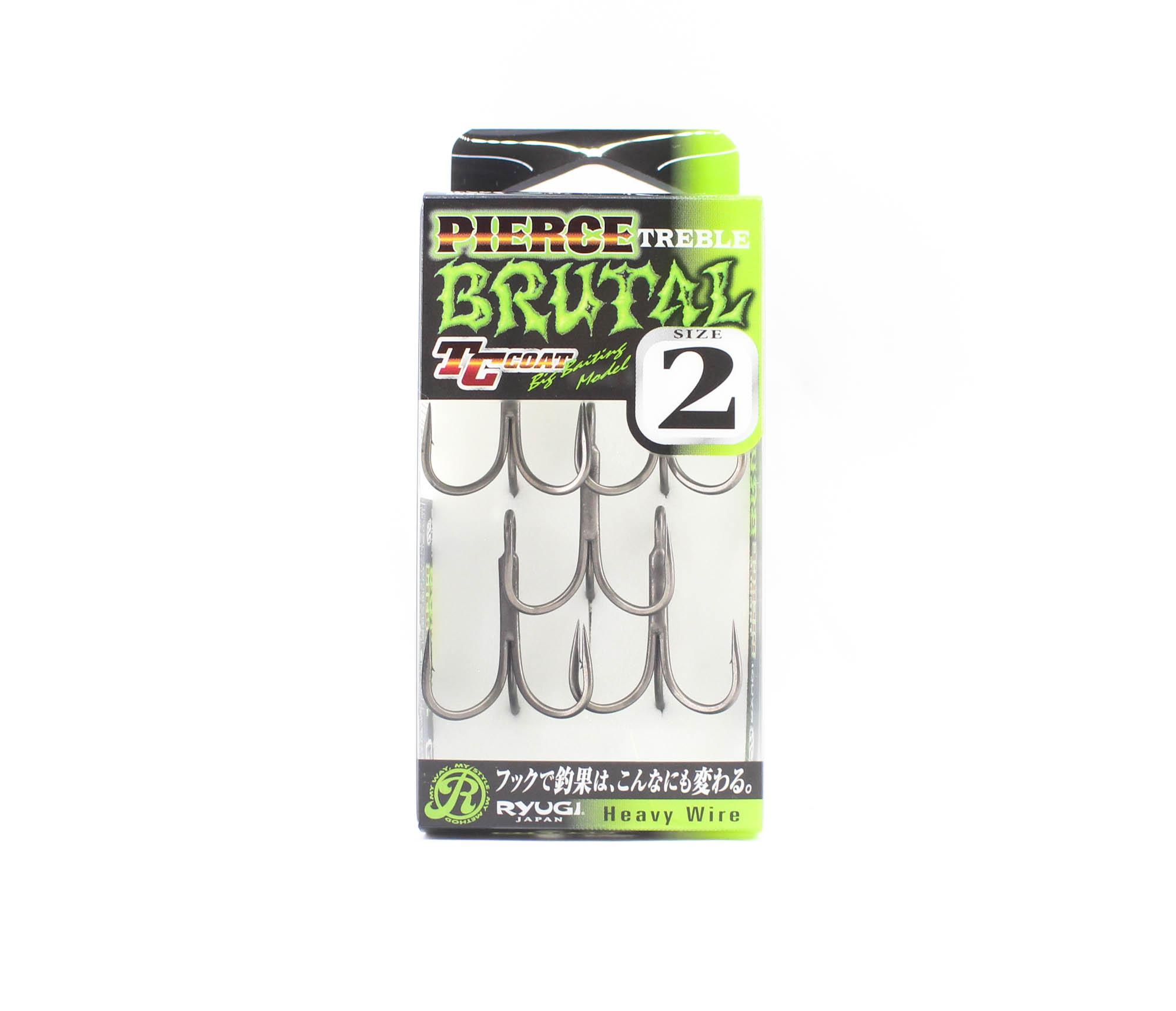 

Ryugi HPB074 Тройные крючки Pierce Brutal, размер 2 (8351)