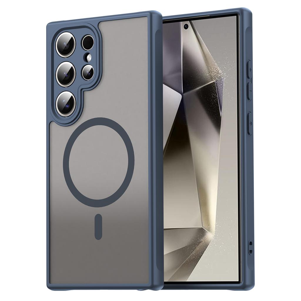 For Samsung Galaxy S25 Ultra Magnetic Case Anti Drop PC + TPU Phone Cover
