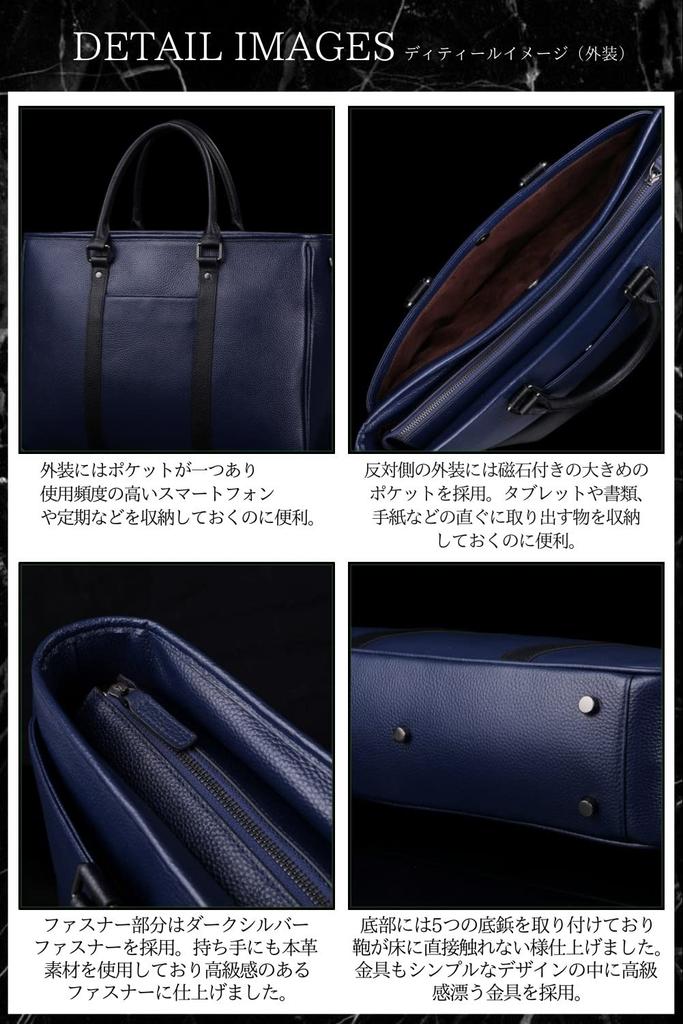 Cheval noir Men's Genuine Leather Business Bag, Handcrafted by Skilled Artisans, Large Capacity, Self-Standing, Perfect for Commuting and Business