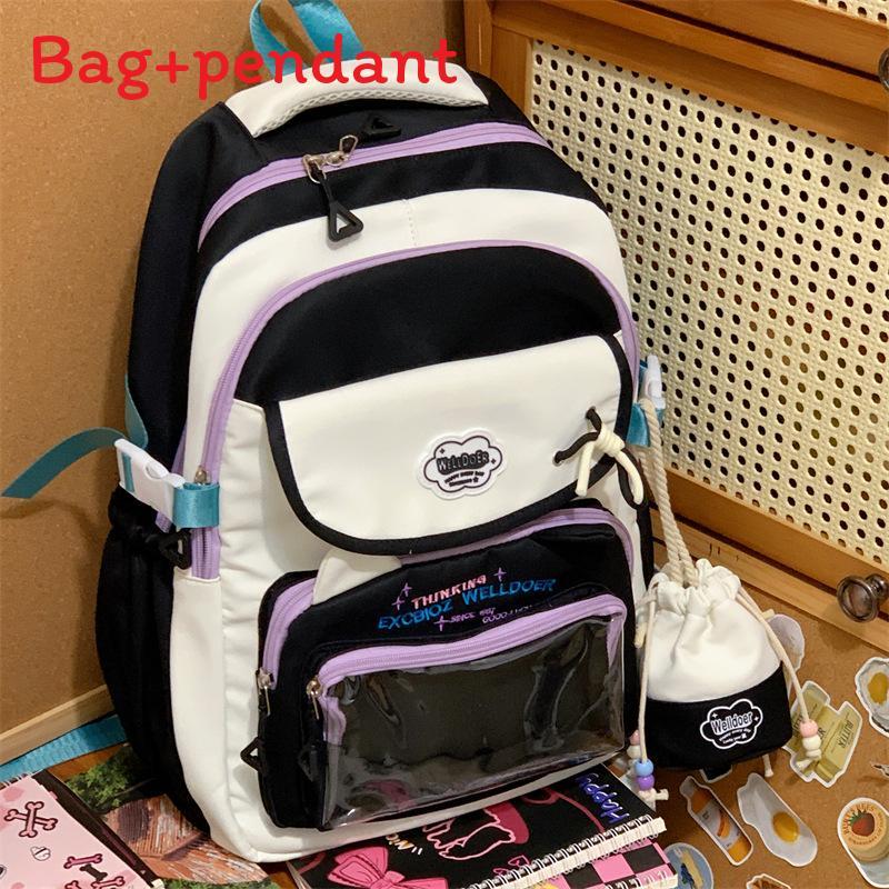 College Style Youth Backpack With Padded Laptop Sleeve And Water Resistant Material