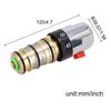 Thermostatic Mixer Valve Repair Kit Temperature Range Valve Handle Water Brass Intelligent Saving Single Lever