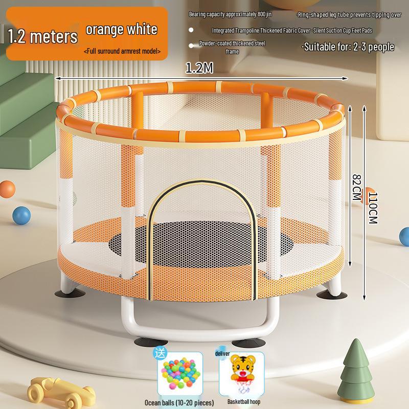 Indoor Children`s Safety Trampoline with Net
