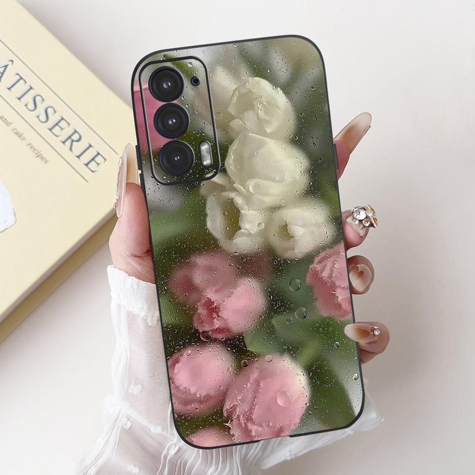 For Edge 20 20Pro 20Lite Phone Cover For Motorola Edge 20 Pro Case Silicone Luxury Fashion Love Cute Cat Girl Funny Cool Painted