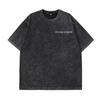 Hirsionsan Y2k Qualität Übergroßes Gewaschenes T-Shirt Damen Herren Vintage Print T-Shirts Streetwear Wash T-Shirt Mädchen Luxusmarke Tops