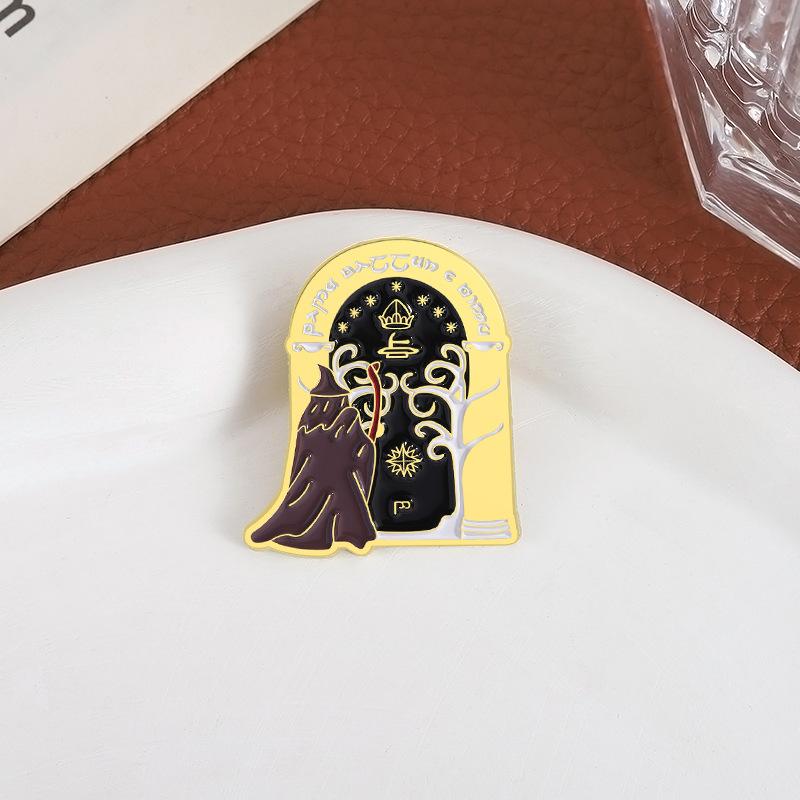 Movie-Related Enamel Pin Brooch Badge For Bags Jeans Hoodies Denim Lapel Pin Jewelry Kids Best Party Weddinggift