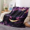Gengar  Print Flannel Blanket, High Quality Comfortable for All Seasons, Home Decor, Warmth and Comfort