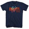 Final Fight Navy Adult T-Shirt