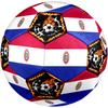 1 pz Paraguay Tema Sportivo Taglia 5 Pallone da Calcio Professionale Partita Allenamento Calcio Sportivo Indoor & Outdoor Pallone Leggero Resistente c6619
