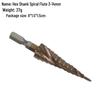Cobalt High-Speed Steel Step Drill Bit for Thin Metal and Stainless Steel