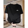 Herren Baumwoll-T-Shirt mit Buchstabenaufdruck, Lässiges Rundhals-Top, Neu, Sommer, Leicht