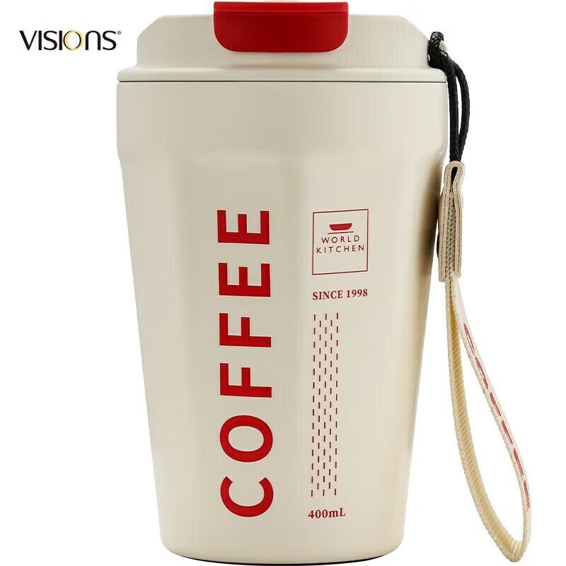 

Corning VISIONS 400ml Portable Stainless Steel Coffee Mug