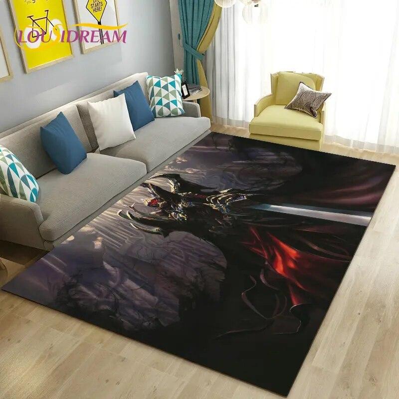 Cavalier Knight Templar Crusaders Game Area Rug Large,Carpet Rug for Living Room Bedroom Sofa Doormat Kitchen,Non-slip Floor Mat