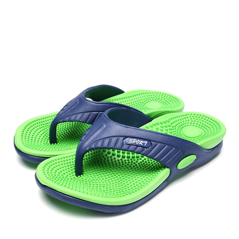 Men's Flip Flops Massage Granule Men Slippers Comfortable Beach Sandals Men Casual Shoes House Flip Flops Chanclas De Hombre