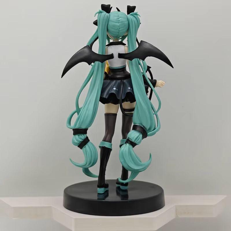 Anime Hatsune Miku Little Devil Ko Action Figure Doll Trendy Toy Cute Chassis Statue Desktop Ornament Model Otaku Halloween Gift