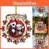 Christmas Decorations For Couples Creative Acrylic Glass Cartoon Ornaments