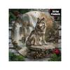 Vintage Wolf Metal Wall Art Sign Home Decor