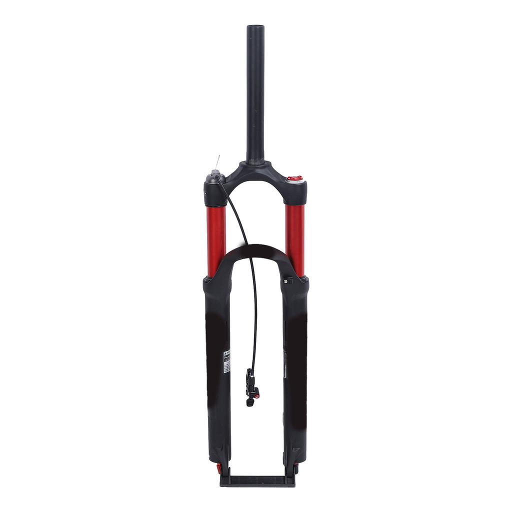Mountain Bike Front Fork 29inch Dual Air Chamber Damping Red Straight Remote Lockout Shock Absorber Front Fork for Bike