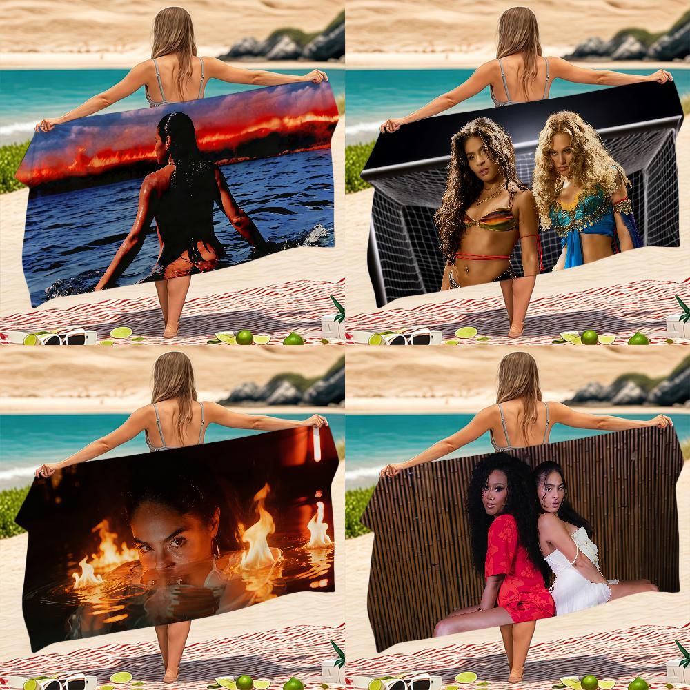 A LITTLE VENGEANCE Jessie Reyez Towel Beach Bath Quick-Drying Lightweight Portable Sauna Camping Swim Pool Travel