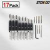 Self Centering Drill Bit Set Stainless Steel Hinge Lock Drawer Drill Guide Kit for Woodworking 7 8 15 17mm Hardware Tools