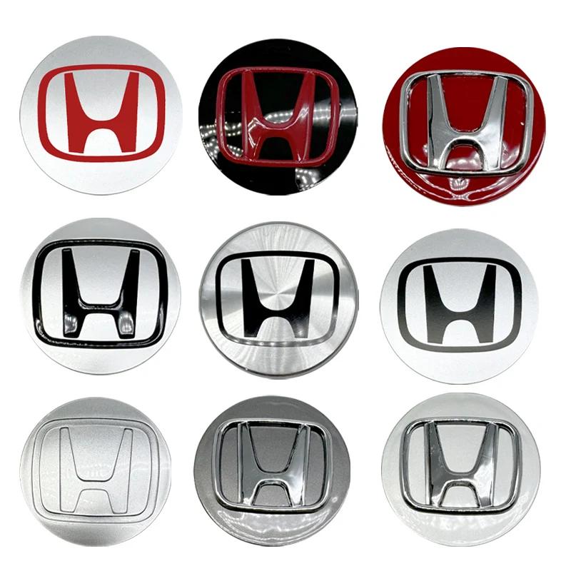 4pcs 58/62/69mm Car Wheel Center Hub Center Cap Rim Hub Dustproof Cover Emblemem For Honda Accord CRV XRV Civic Odysse Fit City
