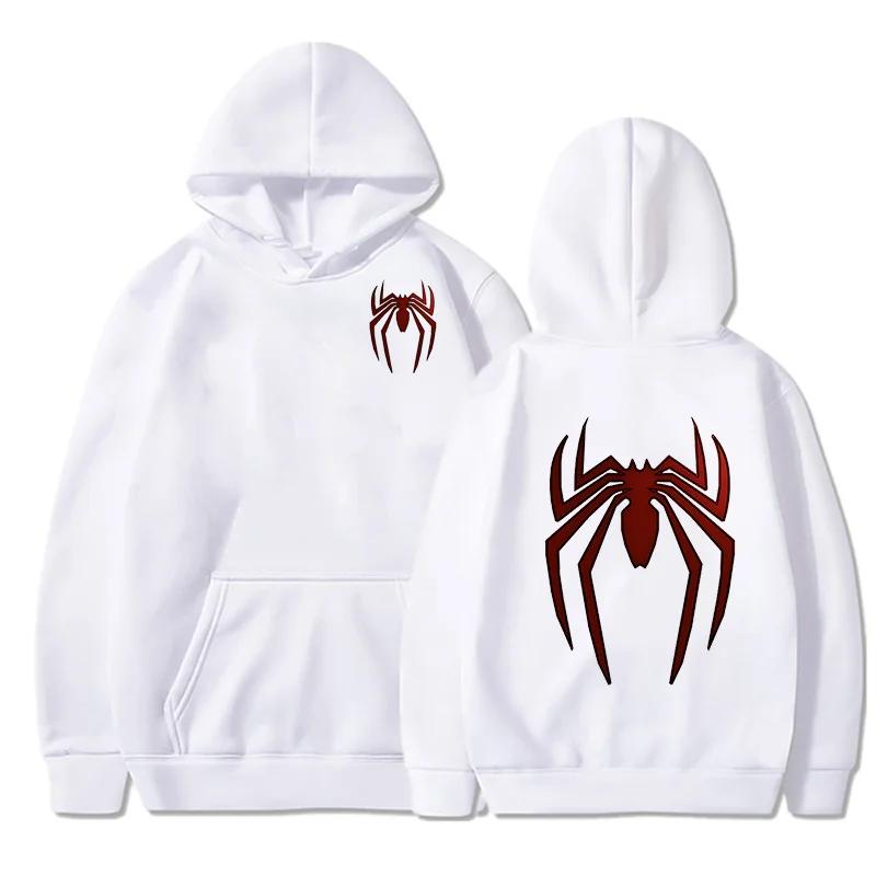 Comfortable Hoodie Street Fashion Spider Print Sportswear Women's Casual Fun Loose Hoodie Spider clothing