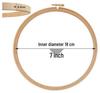 Handmade DIY Embroidery Tool Set with Hoop, Frame, and Stand