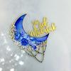 Pack of 5 Cake Toppers Set Cupcakes Toppers Eid Theme Food Safe Cake Pick Baking Accessories for Creative Party Decors