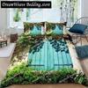 3D Print Wood Barn Door Bedding Set Boys Girls Twin Queen King Size Duvet Cover Pillowcase Bed Boys Adult Home Textileextile9639