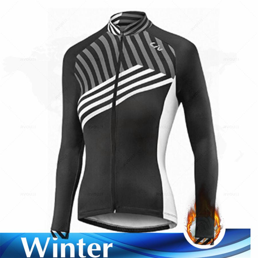 

2026 Velvet Warm Cycling Suit Set Women Fashion Long Sleeves Cycling Jersey Set Thermal Fleece Female MTB Road Bike Mallot Ciclismo Hombre 4XL