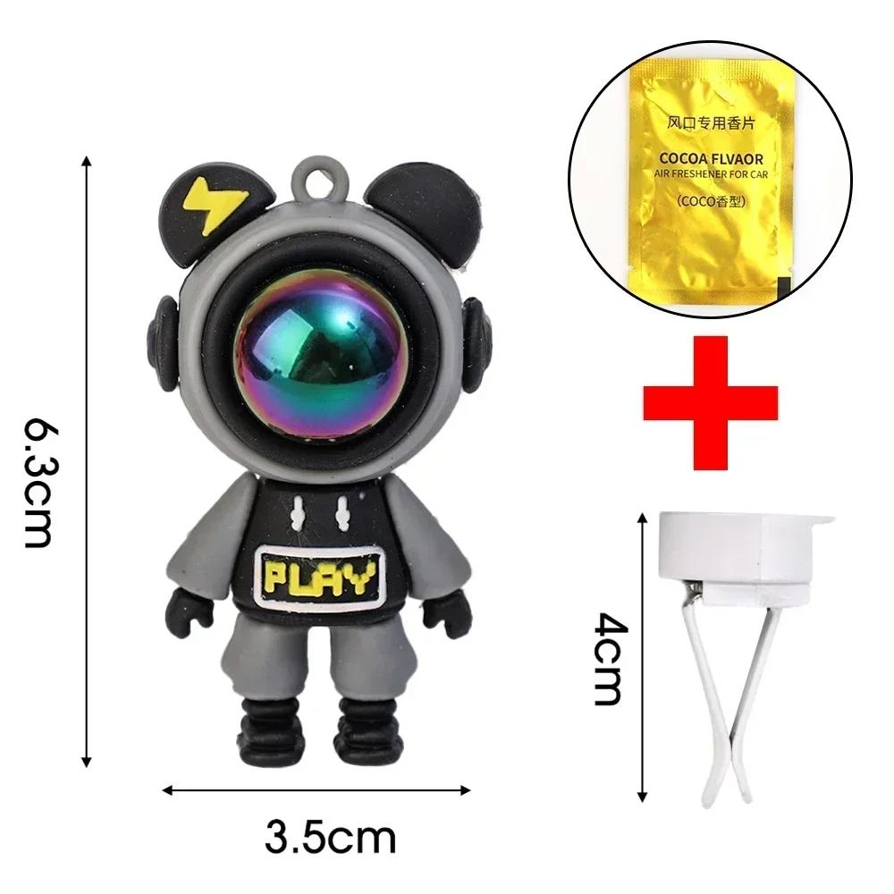 

Car Air Outlet Perfume Clips Air-Freshener Cartoon Astronaut Air-Conditioning Outlets Aromatherapy Clip Interior Accessories
