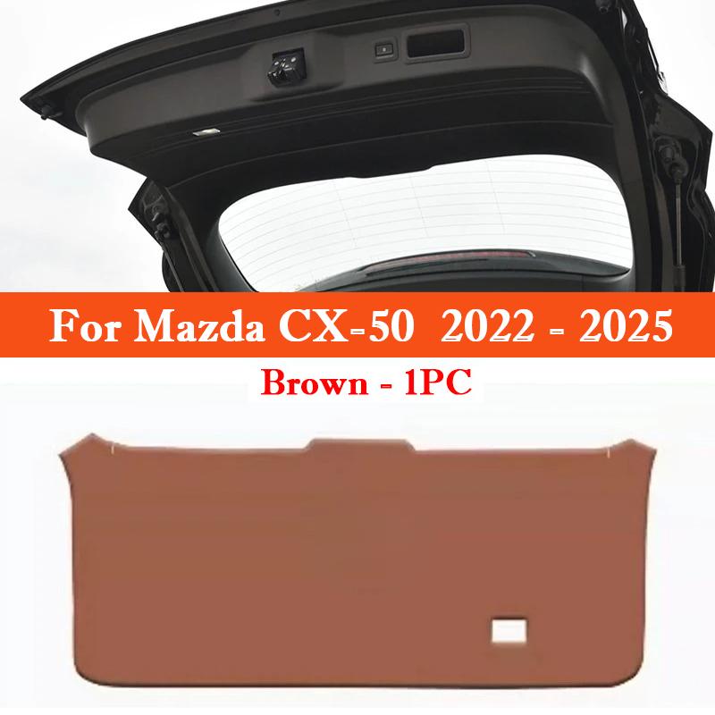 For Mazda CX-30 CX-50 CX-8 2019-2025 Car Trunk Door Anti Kick Pad Tailgate Protection Mat Cargo Liner Interior Decor Accessories