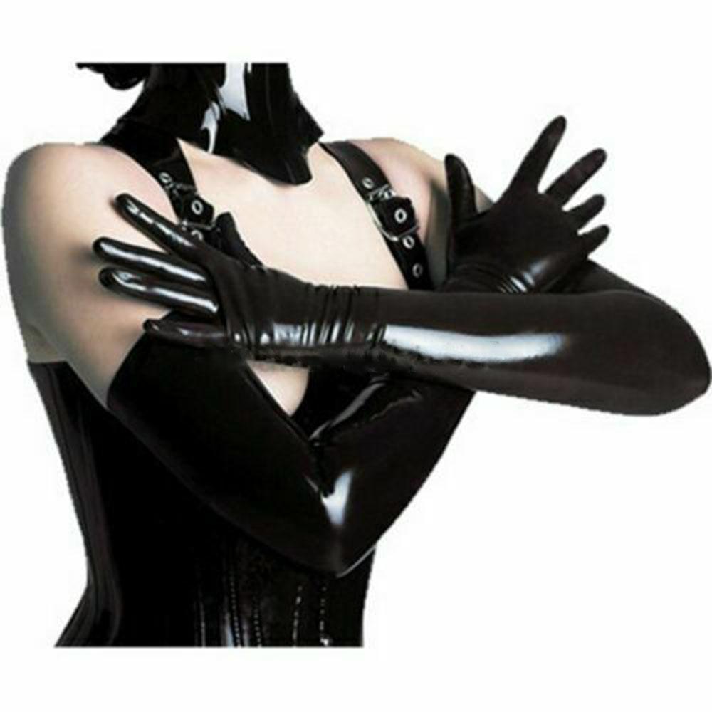 Gants Longs En Cuir PVC - Style Opéra, Fétichiste, Cosplay, Neuf