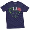 Men's Funny O'Talian Irish T-shirt Funny St. Patrick's Day Italian Tee Shirt Ireland Flag Holiday Shirt Clover Shamrock Tee