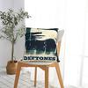 Deftones Quadratische Kissenbezüge Polyester Bett Auto Sänger Band Kissenbezug Lustige Dekor Kissenhülle 45*45
