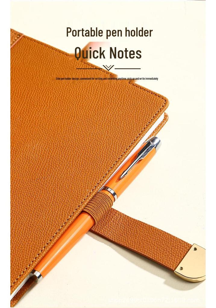 A5 Buckle Notebook with Custom Logo and Multiple Card Slots - Business Meeting Planner & Office Diary