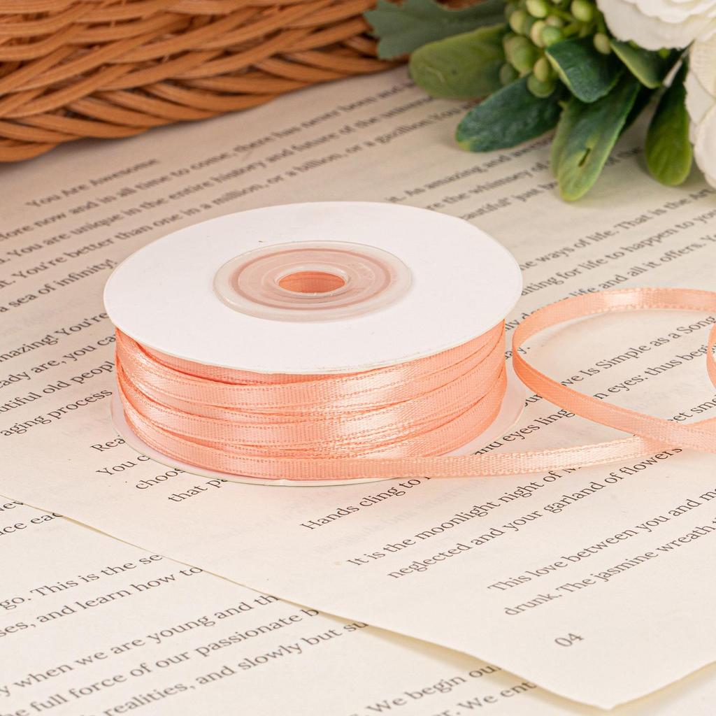 0,3 cm-es kétoldalas poliészter szalag ajándékcsomagoláshoz és hajdíszekhez