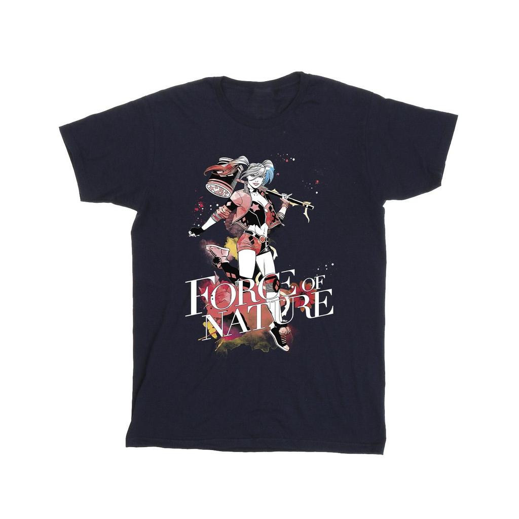 DC Comics Herren Harley Quinn Forces Of Nature T-Shirt