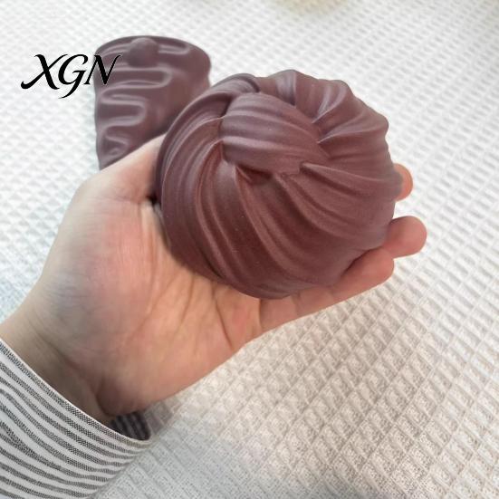 Mousse Cake Squeeze Toy Chocolate Anti-Anxiety Simulated Cream Sensory Simulation Food Photo Props Stress Relief