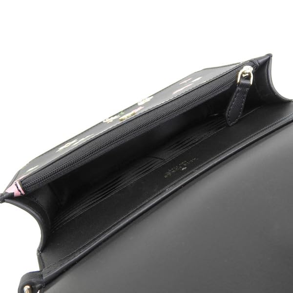 Kate Spade Shoulder Crossbody Outlet Black Madison Floral Waltz Small Flap Crossbody SM FLP CBODY KF477 Kate Spade Women's Bag, 2-Way, Bag, Handbag,