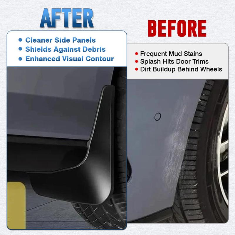 For BYD Sea Lion 7 2024-2025 Fender Mud Flaps Front and Rear Mudguards Black Mud Guards Car Anti-Sand Guard Protector
