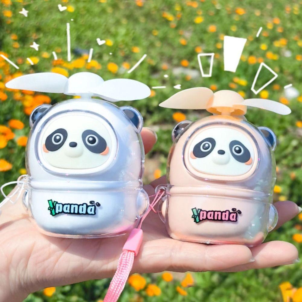 

Panda Desk Fan Handheld Pocket Fan Portable Mini Fan Outdoors Style 1