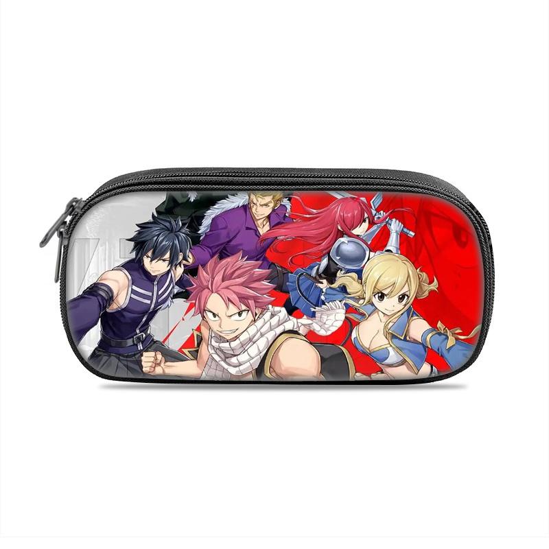 FAIRY TAIL Pen Case Cartoon Anime Printed Student Boys and Girls New Lightweight, Small, Large Capacity, Versatile
