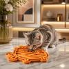 Creative Silicone Dog Licking Bowl Foldable Non-Slip Slow Feeding Mat Cartoon Bite Resistant Pet Licking Pad For Cats and Dogs